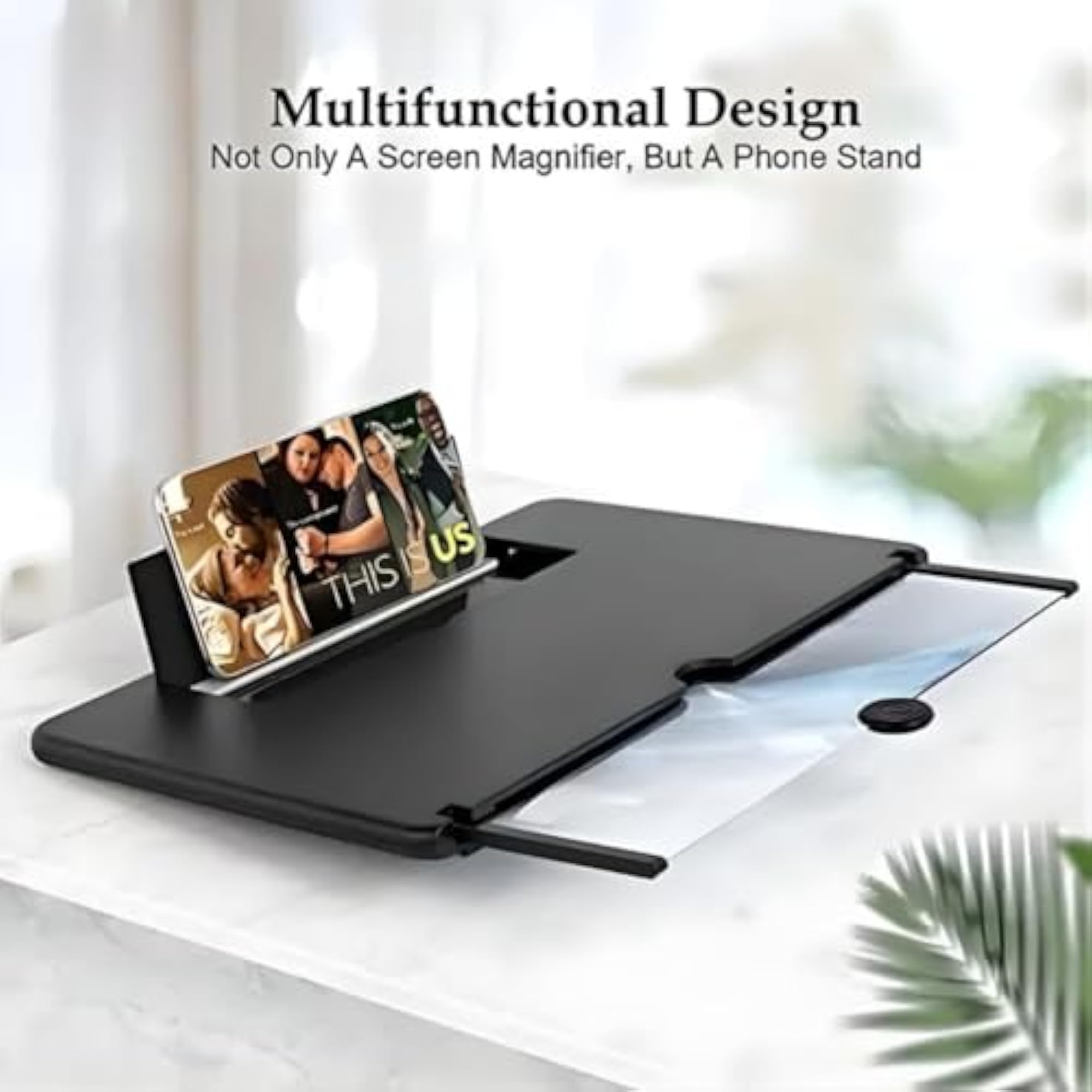 Phone Screen Magnifier 12 Inch with Adjustable Stand